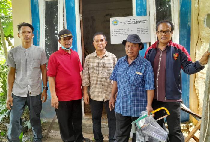 Polmed Sumbangkan Instalasi Filter Air  Untuk Revitalisasi Sumur Artesis di Dusun III Kelambir Desa Kelambir Pantai Labu